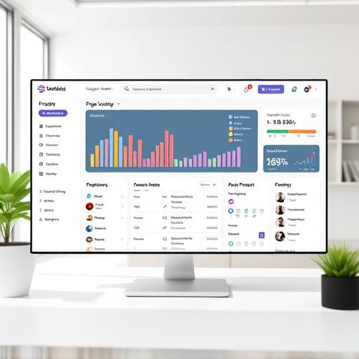 Image d'une application web pour la gestion de projets dans une entreprise