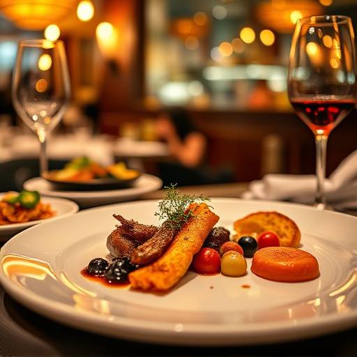 Visuel d'une campagne publicitaire sur les réseaux sociaux pour un restaurant gastronomique